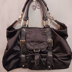 Botkier Satin Canvas & Leather Luxe Satchel